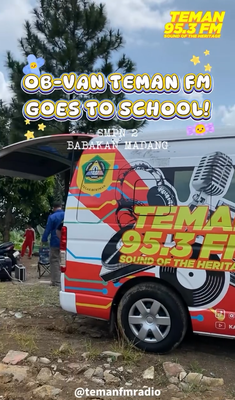 OB-VAN TEMAN FM GOES TO SCHOOL SMPN 2 BABAKAN MADANG