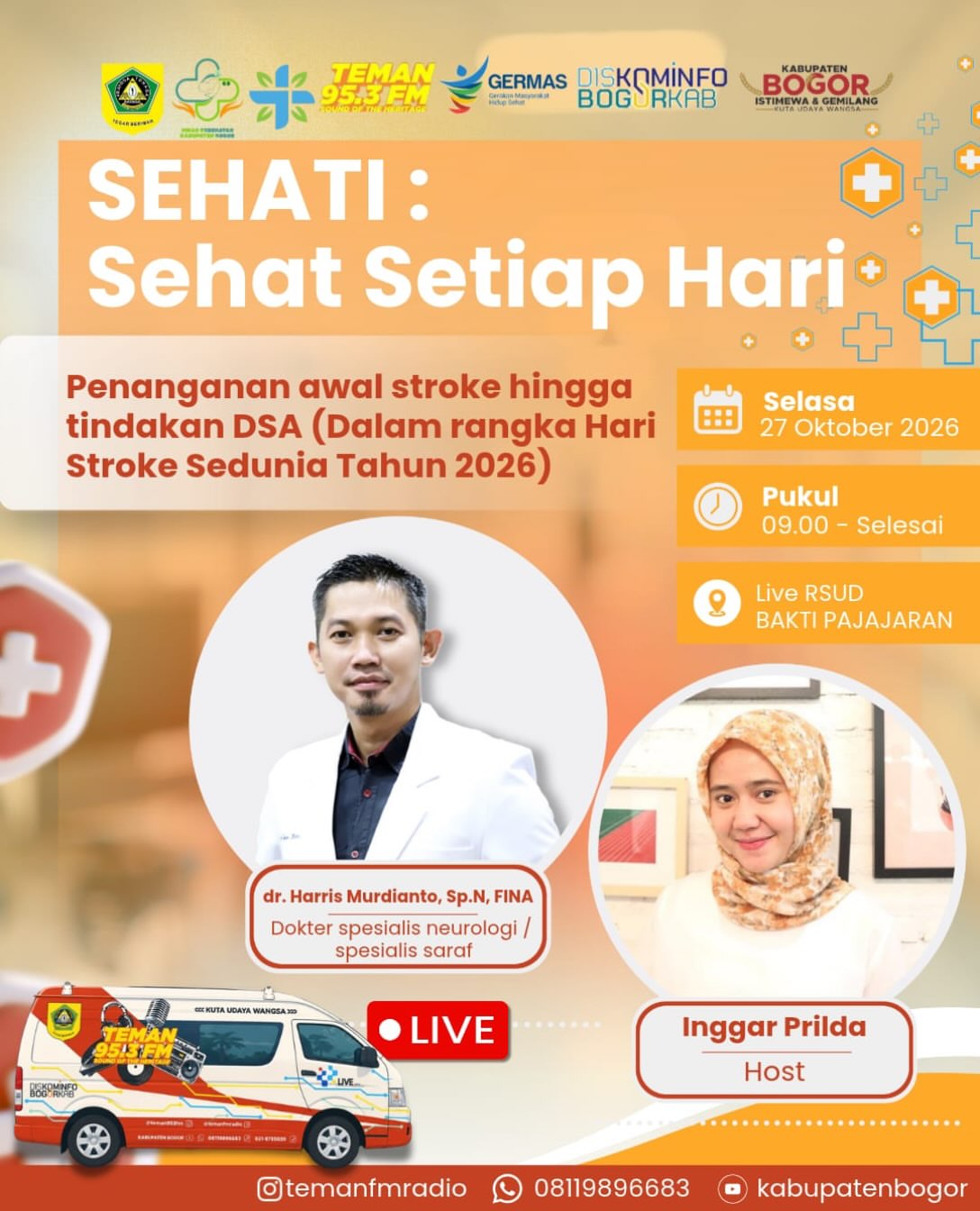 SEHATI: SEHAT SETIAP HARI Penanganan Awal Stroke Hingga Tindakan DSA (Digital Subtraction Angiography)