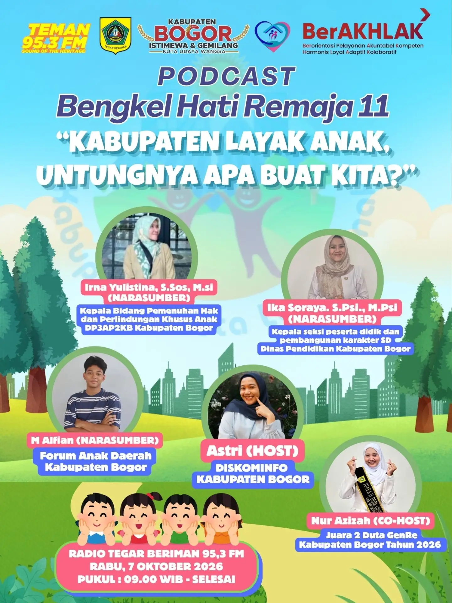PODCAST BENGKEL HATI REMAJA (Kabupaten Layak Anak, Untungnya Apa Buat Kita?)