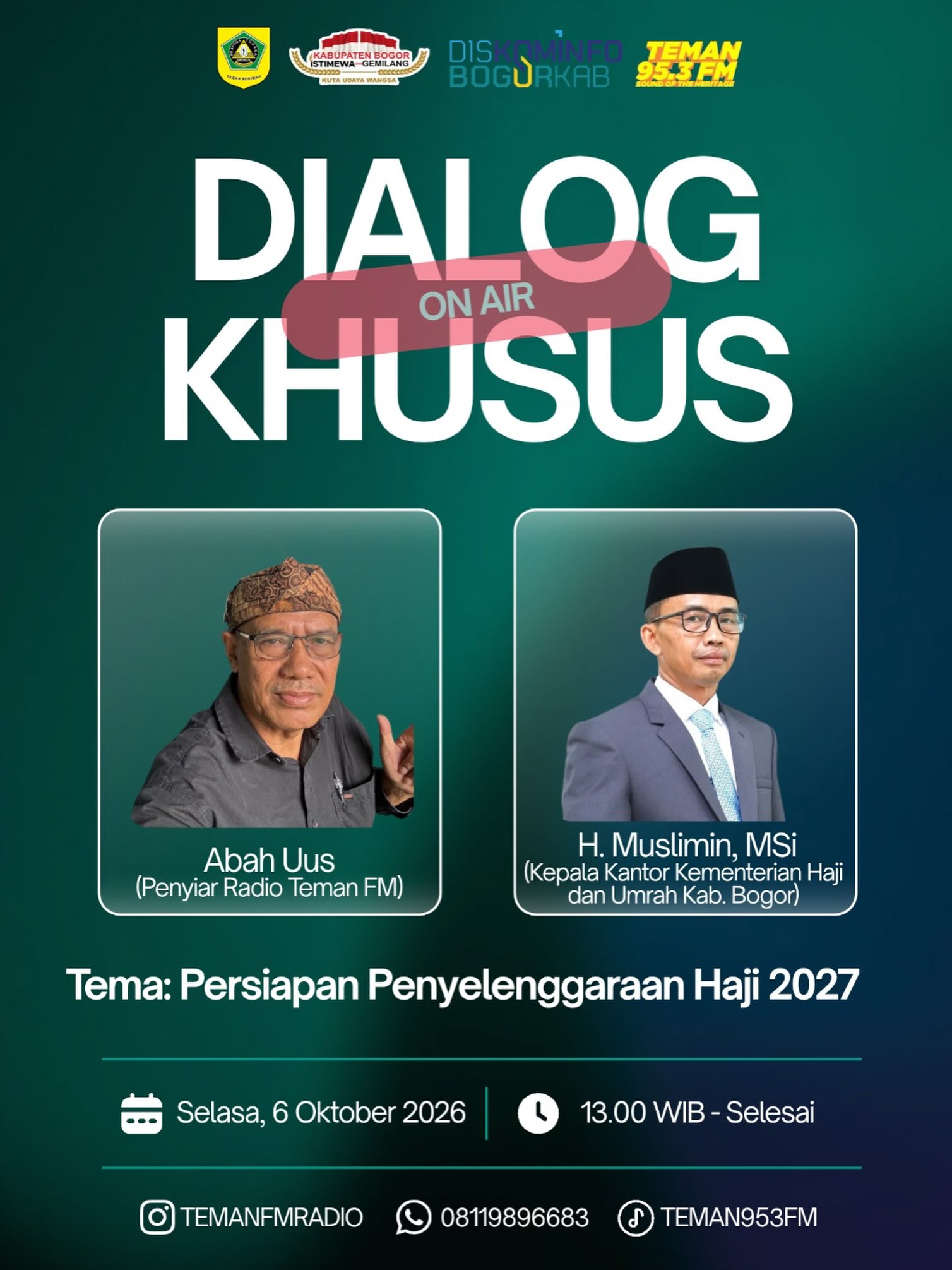 DIALOG KHUSUS “Persiapan Penyelenggaraan Haji 2027”